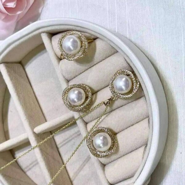 Pearl Chain Nacklace Set