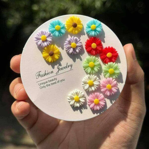 7 Pieces Earrings Set