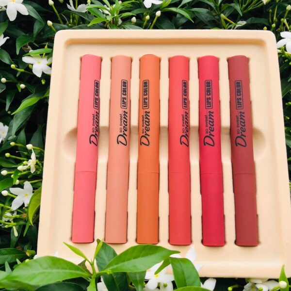 6 Pcs Hang Fang Semi matte lipstick