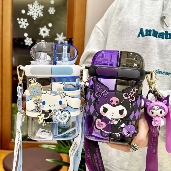 Sanrio Lolita Double Sided 2 in 1 Water Bottle (640 ml)