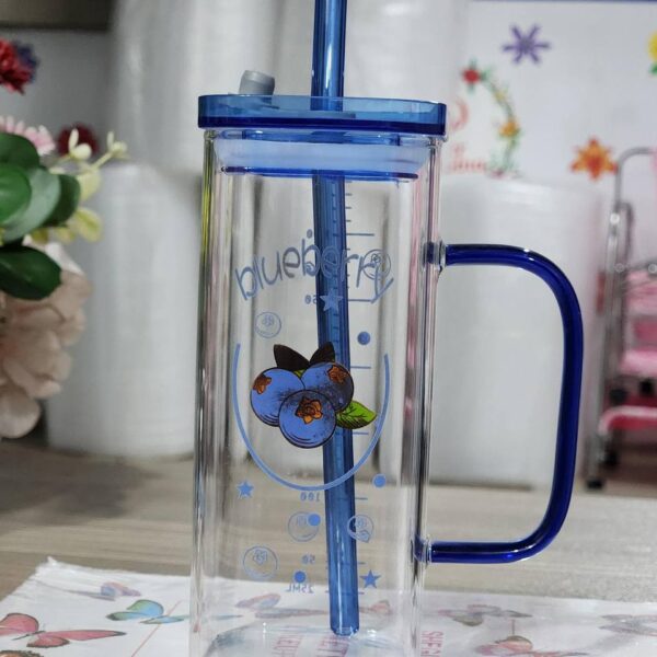 Blueberry square Glass