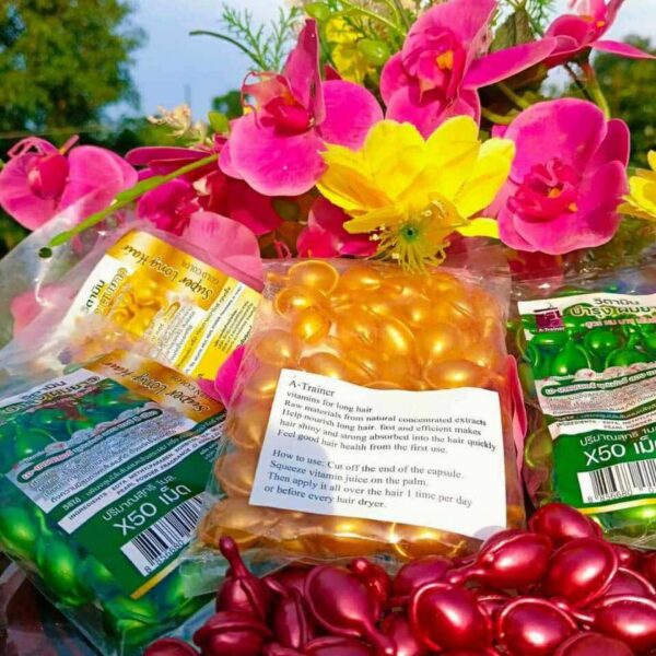 𝗦𝘂𝗽𝗲𝗿 𝗟𝗼𝗻𝗴 𝗛𝗮𝗶𝗿 𝗖𝗮𝗽𝘀𝘂𝗹𝗲 🩷 ( 1ml×50capsule)