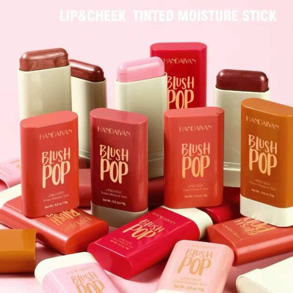 Handaiyan Matte Glitter Face Cream Blush Pop Stick