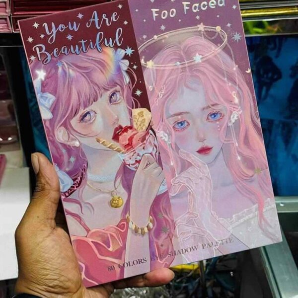 Foo faced 80 colours eye shadow